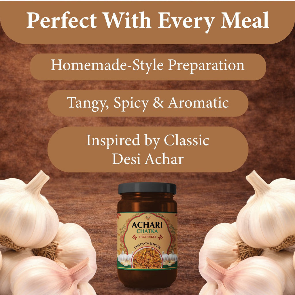 Achari Chatka – Chatpata Lehsun Pickle 500gm