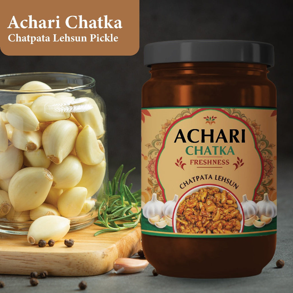 Achari Chatka – Chatpata Lehsun Pickle 500gm
